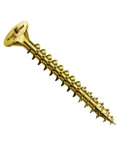 SPAX FLAT CSK POZI SCREWS YELLOW 3.0 X 12MM [PK X 30]