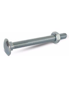 TIMCB1050 FORGEFIX BZP STL CARR BOLT/NUT SQCUP HEX BOLT/NUT 50MM X M10