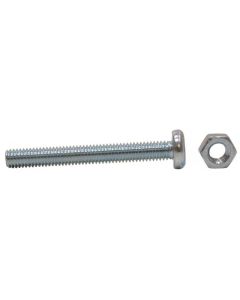 FA143P MACHINE SCREWS / NUTS ZP M5 X 50MM [PK X 4]