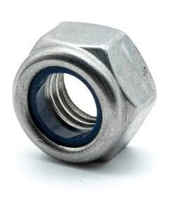 (C) NYLOC6SS FORGEFIX STAINLESS STEEL A2 NYLOC NUT M6 [PRICE PER 10]