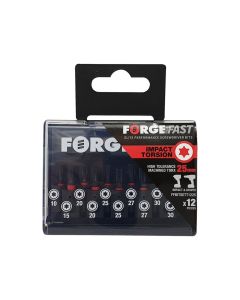 (C) FFBITSETT1225 FORGEFAST IMPACT BIT SET TORX 25MM SET 12PC