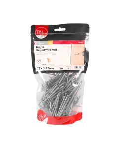 TIMCO BRW75B BRIGHT ROUND PLAIN HEAD NAILS 75MM X 3.75 1KG