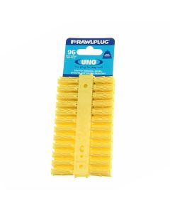 (C) NP68500 RAWL YELLOW UNO PLASTIC PLUGS [SPRUCE OF 96]