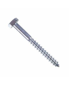 (C) KFXSZFX FORGEFIX BZP STEEL COACH SCREW HEX HEAD BZ M10 X 120MM