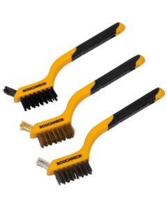 ROU52005 ROUGHNECK 3PCE MINI WIRE BRUSH SET