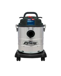 SEALEY PC195SD VACUUM CLEANER WET & DRY 20LTR 1200W/230V STAINLESS DRUM