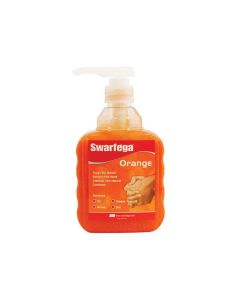 SWASOR450PP SWARFEGA ORANGE HAND CLEANER 450ML DISPENSER