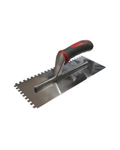 FAI/FULL PRESTIGE STAINLESS STEEL 6MM NOTCHED TROWEL 11"