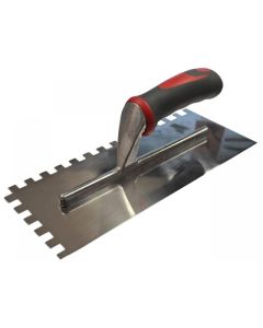 FAI/FULL PRESTIGE STAINLESS STEEL10MM NOTCHED TROWEL 13"