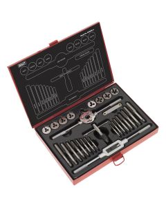 SEALEY AK3028 TAP & DIE SET 28PC SPLIT DIES METRIC