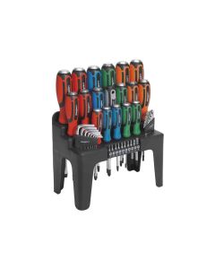 SEALEY S01106 HAMMER-THRU SCREWDRIVER, HEX KEY & BIT SET 44PC