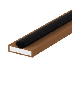 LP1504/SS LORIENT INTUMESCENT SMOKE & FIRE BRUSH SEAL  15mm X 4mm X 2.1M LIGHT BROWN