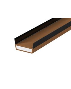 LP1504/DS LORIENT FIRE SMOKE & ACOUSTIC DOUBLE SEAL 15MM X 4MM X 2.1M LIGHT BROWN