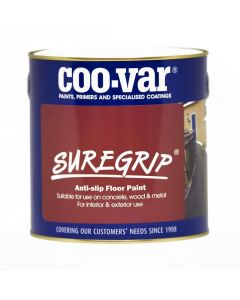 COOVAR SUREGRIP ANTI-SLIP FLOOR PAINT 1LTR  RED