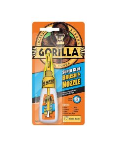 4044501 GORILLA SUPERGLUE BRUSH & NOZZLE 12G D/PACK