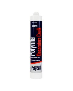 5085011 TRADE POLYFILLA DECORATORS CAULK BROWN 380ML