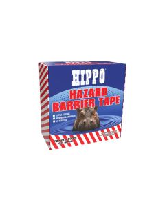 TEMBE H18413 HIPPO BARRIER TAPE RED / WHITE  72MM X 500MTR