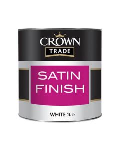 5074311 CROWN TRADE BEST FINISH SATIN WHITE 1LTR