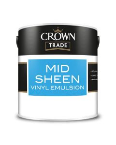 *CLEARANCE* 5064696 CROWN TRADE MID SHEEN BRILLIANT WHITE 2.5LTR