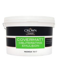 (C) 5023888 CROWN TRADE COVERMATT MAGNOLIA 10LTR