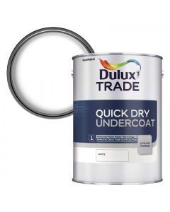 5220152 DULUX TRADE QUICK DRY UNDERCOAT WHITE 5LTR