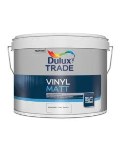 5149186 DULUX TRADE VINYL MATT BRILLIANT WHITE 7.5LTR