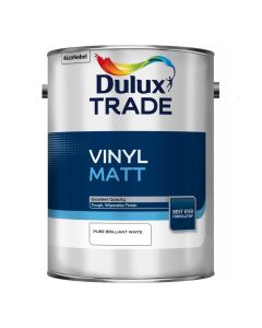 (C) 5149183 DULUX TRADE VINYL MATT BRILLIANT WHITE 5LTR