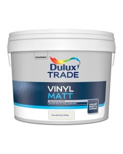 (C) 5149187 DULUX TRADE VINYL MATT BRILLIANT WHITE 10LTR