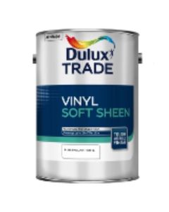 (C) 5081964 DULUX TRADE VINYL SOFT SHEEN BRILLIANT WHITE 5LTR