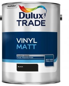 5091651 DULUX TRADE VINYL MATT BLACK 5LTR