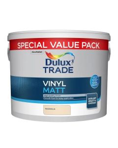 5243741 DULUX TRADE VINYL MATT MAGNOLIA 7.5LTR