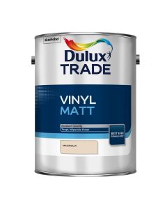 (C) 5091653 DULUX TRADE VINYL MATT MAGNOLIA 5LTR