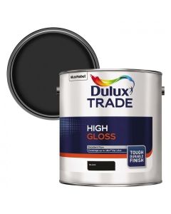 5183328 DULUX TRADE HIGH GLOSS BLACK 2.5LTR