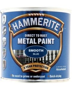 5084884 HAMMERITE SMOOTH METAL PAINT BLUE 250ML