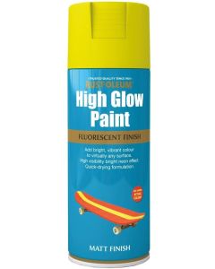 AE0010002E8 RUST-OLEUM HIGH GLOW PAINT YELLOW MATT 400ML