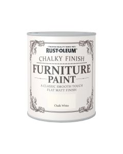 RO0070001G1 RUST-OLEUM CHALKY FINISH FURNITURE PAINT 750ML CHALK WHITE