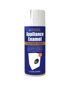 AE0090001E8 RUST-OLEUM APPLIANCE ENAMEL GLOSS WHITE AEROSOL 400ML