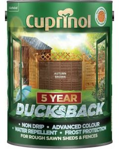 5092442 CUPRINOL NON DRIP 5 YEAR DUCKSBACK AUTUMN BROWN 5LTR