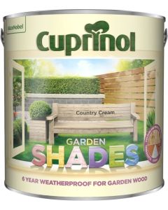 5092589 CUPRINOL GARDEN SHADES COUNTRY CREAM 2.5LTR