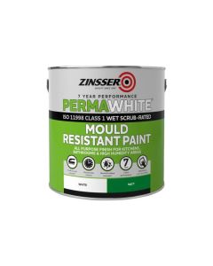 ZN7070001C1 ZINSSER PERMA-WHITE INTERIOR PAINT MATT 2.5LTR