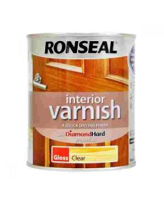 RONSEAL 36873 INTERIOR CLEAR GLOSS VARNISH 250ML