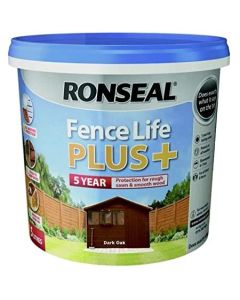 RONSEAL FENCE LIFE PLUS DARK OAK 5LTR