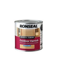 RONSEAL 37364 CRYSTAL CLEAR OUTDOOR VARNISH SATIN 250ML