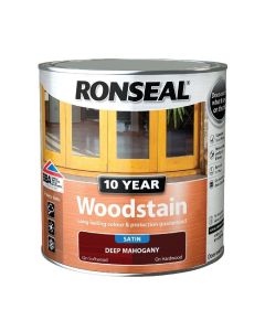 38707 RONSEAL TRADE 10 YEAR WOOD STAIN DEEP MAHOGANY 2.5LTR