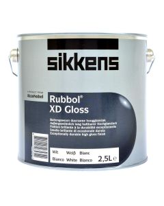 5060367 SIKKENS RUBBOL XD GLOSS WHITE 2.5LTR