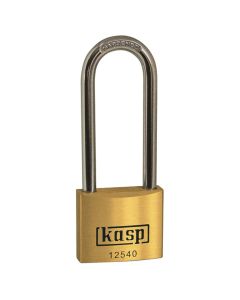 KASP K12540L63D PREMIUM BRASS PADLOCK 40 X 63 LONG