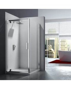 M61231 MERLYN S6 1000MM X 1900MM PIVOT DOOR (REVERSIBLE, ADJUSTABLE 950MM-1000MM)