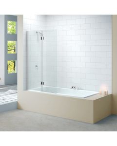 *CLEARANCE* MERLYN 2 PANEL HINGED BATH SCREEN LH MB7L