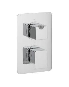 VADO PHA-148D/2-C/P PHASE 2 OUTLET 2 HANDLE THERMOSTATIC SHOWER VALVE WALL MOUNTED