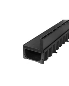 ACO 319561 BRICKSLOT HEXDRAIN SLOT DRAIN CHANNEL A15 - 1M C/W BLACK PLASTIC COVER